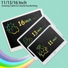 11 13 16 Inch Lcd Writing Board Kids Drawing Tablet Educational Toy Gift
