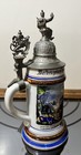 1900-1902 Imperial German Lithophane Regimental Beer Stein 10 Inf Rgt Ludwig