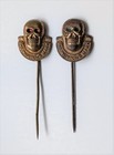 The Phantom 1953 Aust Set 2 Gold Colored Pins Luminous   Red Eyes Comic Premiums