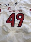 Game Worn Used Fresno State Bulldogs Football Jersey Nike Medium   49