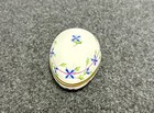 Herend Hungary Blue Garland Porcelain China  Small Handpainted Egg 