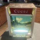 Ex Rare Vintage Coors Beer Changing Seasons Motion Bar Light Sign