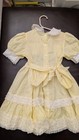 Vintage Mini World Toddler Girls Lace Ruffle Frilly  Dress Easter Spring Size 5