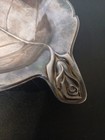 Vintage International Silver Company Number 348 Rose Leaf Serving Dish