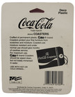 Coca-cola 1996 Coca-cola Set Of 4 Deco Plastic Coasters