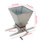 Manual Grain Mill Wheat Grinder Oat Feed Grinding Machine W  2 Rollers Stainless