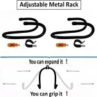 2 Pack Adjustable Plate Hangers wall Mount Plate Display Stands Holders  Black M