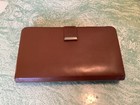 Vintage Manicure Set By Special Triple Cut Western Germany Brown Leather Case