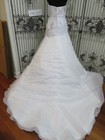 H18w Alfred Angelo 1137 Sz 10 White Zip  Wedding Dress Gown New