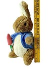 Vintage Eden Beatrix Potter Peter Rabbit Plush Stuffed Animal 12  Blue Coat