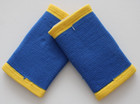 Nike Stealth Doublewide Wristbands Adult Game Royal varsity Maize