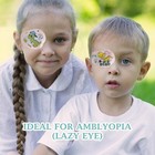 40pcs Kids Adhesive Eye Patches Cute Design Breathable Light Blocking Adhesive