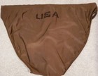 Speedo Bullseye 5cm Sides Mens Swim Brief Szs 30 New Brown