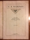 Usmc Marine Corps Rare Vintage Pre-wwi Ww1 Recruiting Book Military Spanam Photo