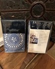 Nip Ralph Lauren Isla Belize Chambray Blue White Dots Euro Shams Pair