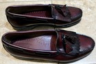 Mint Vtg G h Bass Weejuns Men s Loafer 9 D Burgundy Kiltie Tassel Dress Shoe Usa