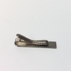 Vintage 0925 Sterling Silver Tie Bar Clip Scroll Motif Made In Mexico