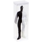 Dollsafe Clear Folding Display Box For Thin 7-8 Inch Dolls  3  W X 2  D X 8 5  H