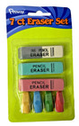 Penway 7 Count Eraser Set Vintage Ink   Pencil Erasers Factory Sealed