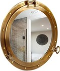 12  Antique Bronze Finish Vintage Style Ship Porthole Mirror Window Home Decor