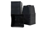 4 25  Square Plastic Nursery Pots - Set Of 100 -  4 2  X 3 6   Flower 