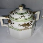 Antique Nippon Rare Gilded Hand Painted  Creamer   Sugar Bowl Set Beautiful