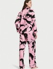 Nwt Victoria   s Secret Satin Pajama Set Victoria Pink Panthers Sz Medium