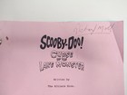 Scooby-doo  curse Of The Lake Monster Script 2010 Production Script Richard Moll