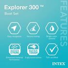 Intex Explorer 300 Compact Inflatable Three Person Raft Boat 58332ep  open Box 