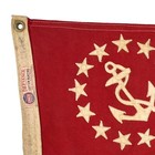 Vintage Cotton Usps United States Power Squadrons Yacht Ensign Anchor Boat Flag