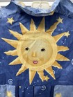 Vtg Kidsline Celestial Sun Hanging Diaper Stacker Holder 90s Decor Stars Blue Us