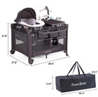 Pamo Babe Portable Baby Crib Deluxe Nursery Center  Foldable Travel Playard