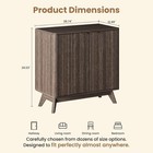 29   Sideboard Buffet Cabinet With Storage Fluted Cabinet With Rounded Corners
