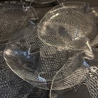Vtg Arcoroc France Clear Glass Fish Shaped Plate 10 25    Set Of 6 Vguc