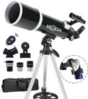 Telescope For Adults   Beginner Astronomers - 80mm Aperture 600mm Fully Multi   