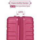 Luggage Sets 6 Pieces Hardside Expandable Suitcases With Spinner Wheels Tsa Lock
