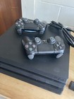 Sony Playstation 4 Pro 1tb Black Vr Headset Gaming Bundle With 2 Controllers Ps4