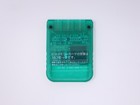 Official Sony Playstation 1 Ps1 Authentic Memory Card Oem Psone Teal Green Clear