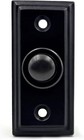 Black Powder Coated Wired Doorbell Button     2 1 2  X 1 1 8      Vintage Style C   