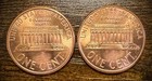 1989 P   D Lincoln Memorial Cent Bu 2 Coin Set From Original Rolls