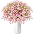 18pcs Babys Breath Artificial Flower Gypsophila Real Touch Bouquet Wedding Decor
