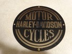 Vintage Harley Davidson Motorcycles 11 1 4  Porcelain Metal Gasoline   Oil Sign 