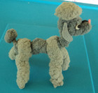  1613 Vintage Barbie Grey Poodle For Dog  n Duds 
