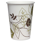 2338pathpk Pathways Paper Hot Cups  8 Oz  White green  50 pack