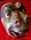 Circa 1930s - Hand Carved Painted - Wood Wooden - Gorilla Mask - Amazing Details