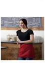 Waist Apron With 3 Pockets-red  Waitress Waiter Server Short Aprons 12  X 26