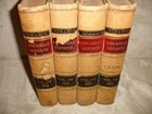 Lot Of  4  Antique Arkansas Reports Law Books 1923-1924 Collection staging Decor