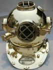 Solid Brass Antique Diving Helmet U s Navy Divers Diving Helmet