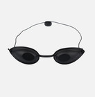Flexible Tanning Bed Goggles Eye Protection Uv Black Soft Sunbathing