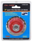 3  Knot Type Wire Cup Brush For 5 8  Arbor For Angle Grinders 